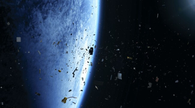 Интерес NASA к удалению орбитального мусора ограничен демонстрацией технологий. Фото.
