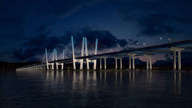 Philips превратит североамериканский мост в огромный световой экран. Фото.