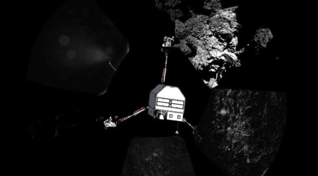 Космический зонд «Филы» вновь проснулся на комете и позвонил домой. Фото.