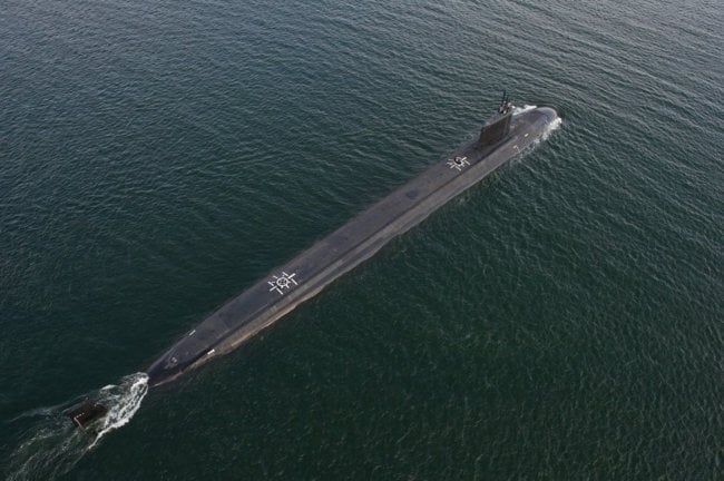 Атомные подлодки будут стрелять подводными дронами вместо торпед. Фото.