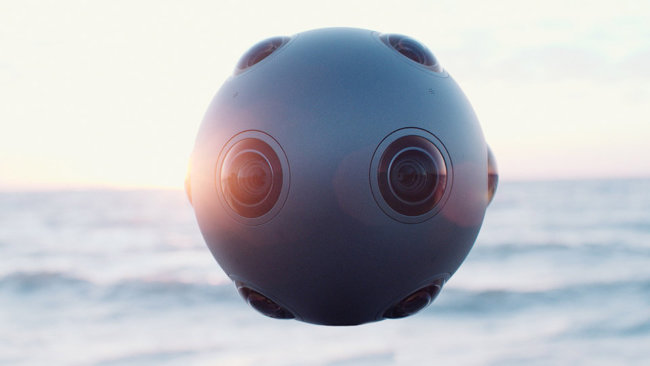 Nokia представила камеру для съёмки VR-фильмов. Фото.