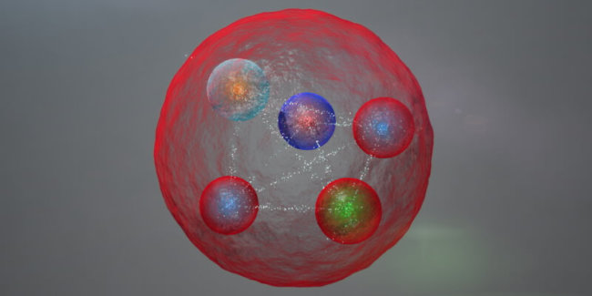 Большой адронный коллайдер обнаружил новую субатомную частицу. Фото.