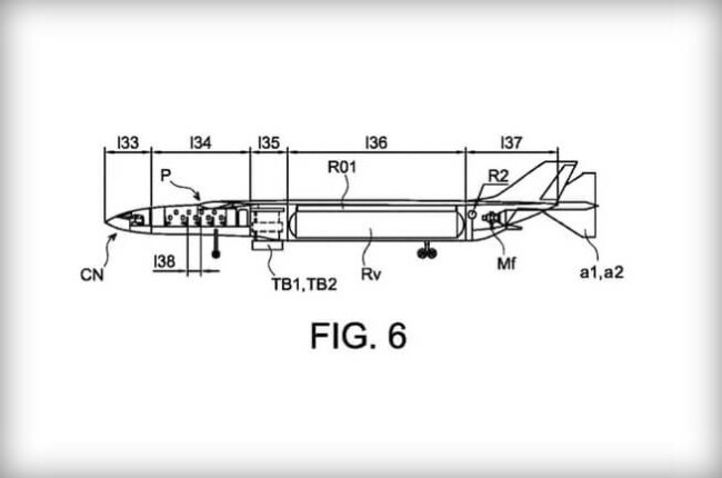 Airbus зарегистрировала патент футуристического пассажирского самолета. Фото.