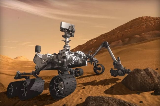Марсоход «Кьюриосити» решит загадку марсианского метана в этом году. Фото.