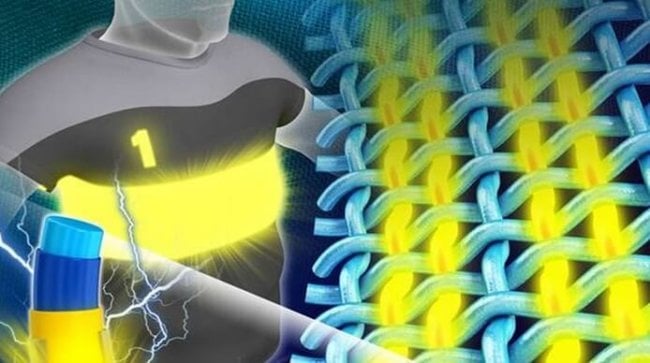 Светодиодная одежда будущего: ученые создали светодиодные нитки. Фото.