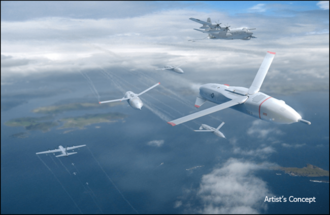 DARPA работает над военными дронами-«гремлинами». Фото.