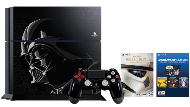 Sony выпустит лимитированную PlayStation 4 в стилистике Star Wars. Фото.