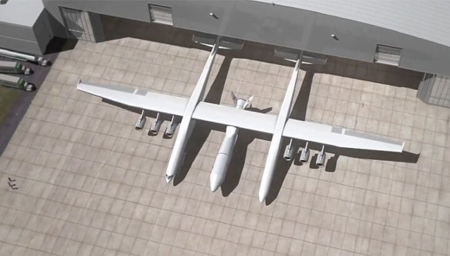 Stratolaunch станет крупнейшим самолётом в истории. Фото.