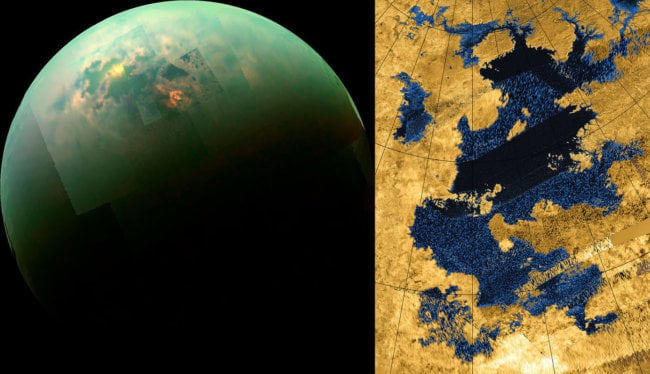 Какого рода жизнь мы могли бы найти на Титане? Фото.