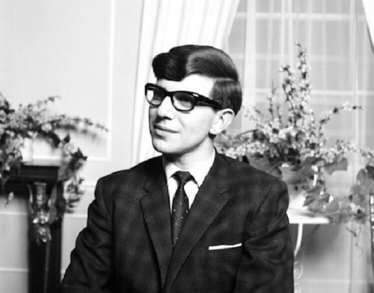 Молодой Стивен Хокинг. Фото.