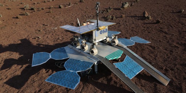ЕКА проводит испытания нового ровера, который отправится на Марс в 2018 году. Фото.