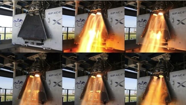 SpaceX завершает доводочные испытания ракетных двигателей SuperDraco. Фото.