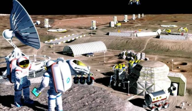 Роскосмос передумал строить базу на Луне. Фото.