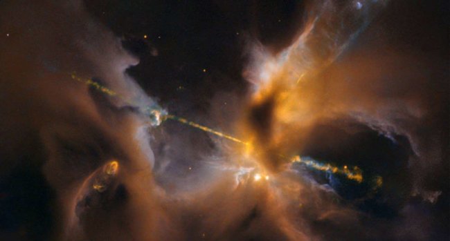 NASA обнаружило «световой меч» в космосе. Фото.