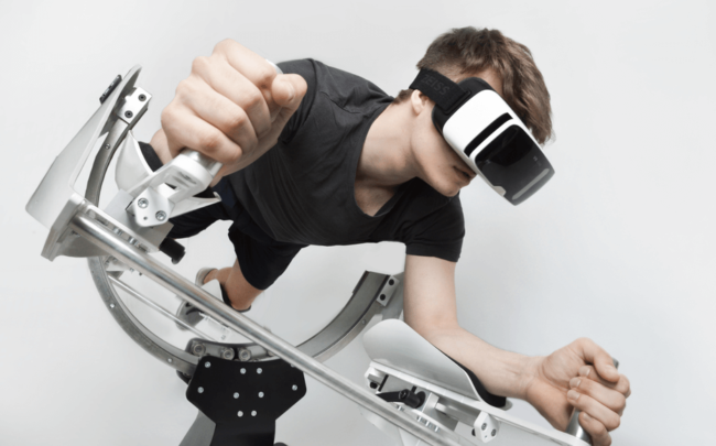 Icaros – машина, совмещающая виртуальную реальность и фитнес. Фото.