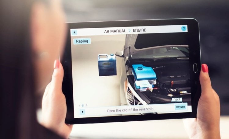 Hyundai продемонстрировала интерактивные инструкции для своих автомобилей