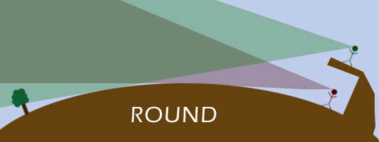 Вычисления по кривизне Земли. Еще одно доказательство того, что Земля круглая. Вычисления по кривизне Земли. Еще одно доказательство того, что Земля круглая. Фото.