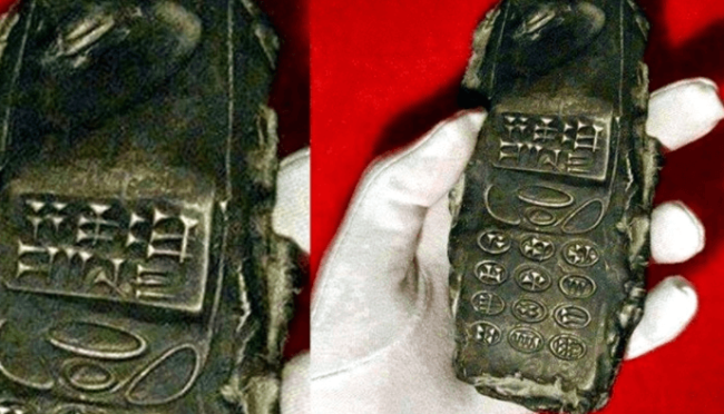 Археологи нашли 2800-летний телефон Nokia. Фото.