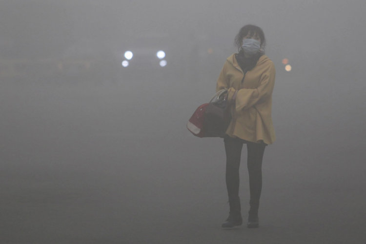 Загрязнение воздуха убивает 5,5 миллиона человек в год. Фото.