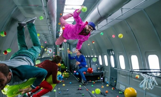 #видео дня | Авиакомпания S7 и группа OK Go сняли музыкальный клип в невесомости. Фото.