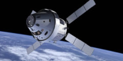 NASA испытывает «сценарий крайнего отказа» космического аппарата «Орион». Фото.