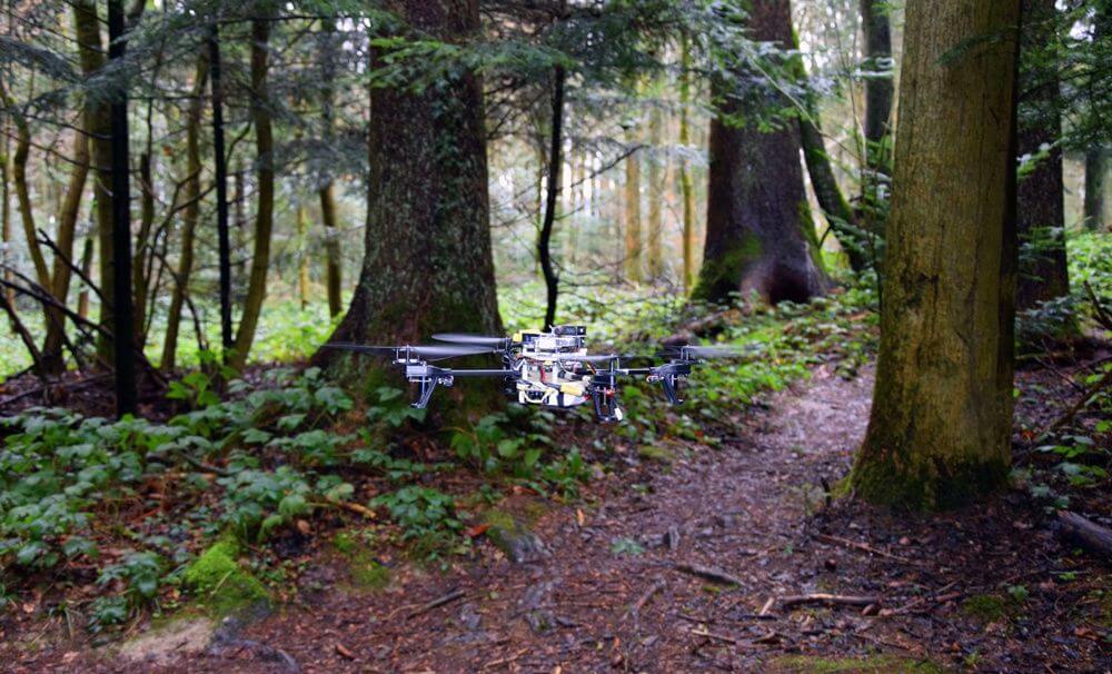 В Швейцарии создан дрон, способный искать в лесу заблудившихся людей