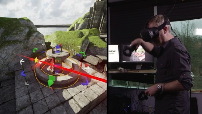 Видеоигры теперь можно создавать, не выходя из виртуальной реальности. Фото.