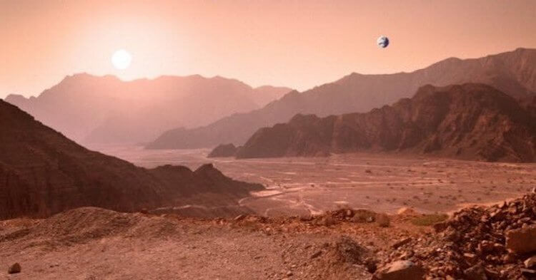 Более продолжительные марсианские сутки. На Марсе примерно такие виды. Фото.