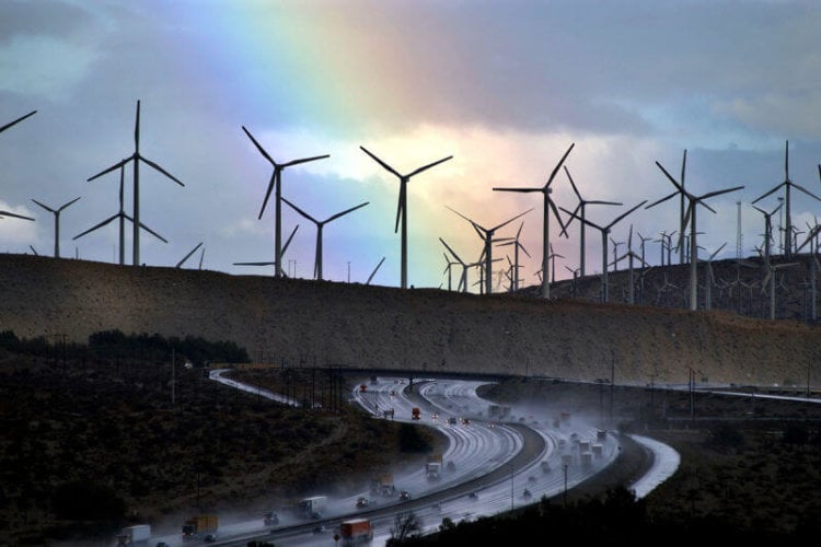 Чисто наше будущее: 22 любопытных примера использования возобновляемой энергии. Наземные ветряные фермы. Фото.