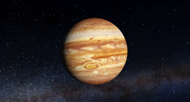 #видео дня | На Юпитер что-то упало. Фото.