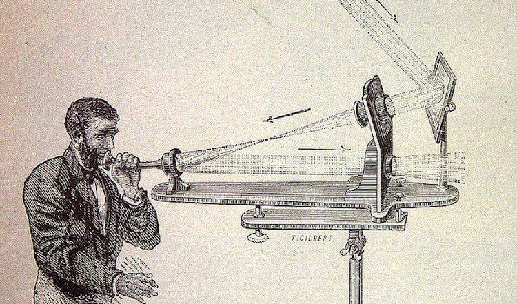 Бес проводная связь — не такое уж и новое изобретение. Фото.