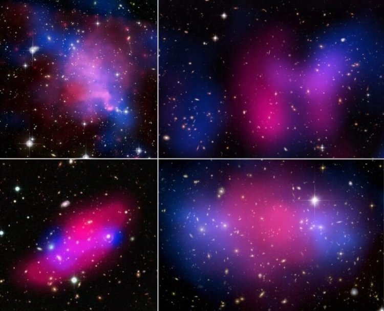 Новое предсказание. Скопления галактик. Фото.