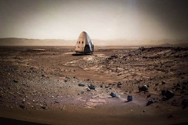 «Красный дракон» SpaceX летит на Марс уже в 2018 году. Фото.