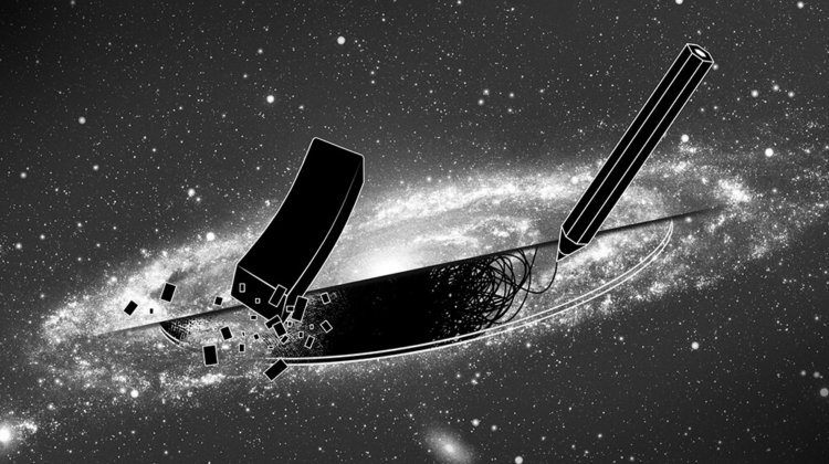 Теория темного диска разжигает споры. Галактический диск. Фото.