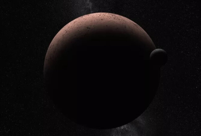 Возле карликовой планеты Макемаке в Солнечной системе обнаружен новый спутник. Фото.