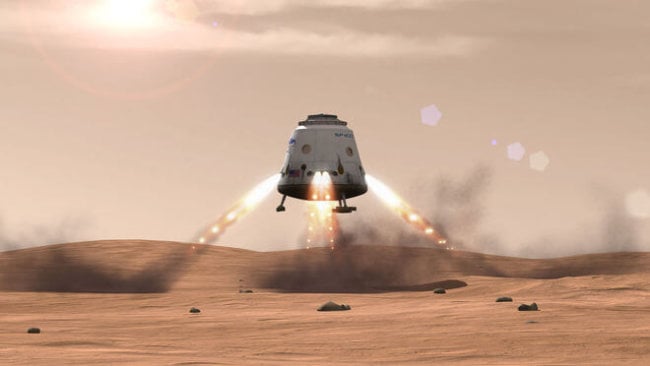 Почему у SpaceX есть все шансы приземлиться на Марсе. Фото.