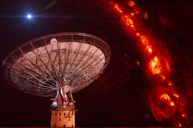 Радиоволны издалека. Телескопы одна из главных возможностей обнаружить инопланетян. Фото.
