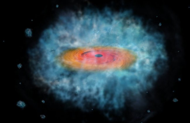 Астрономы выяснили, как на самом деле формируются и расширяются черные дыры. Фото.