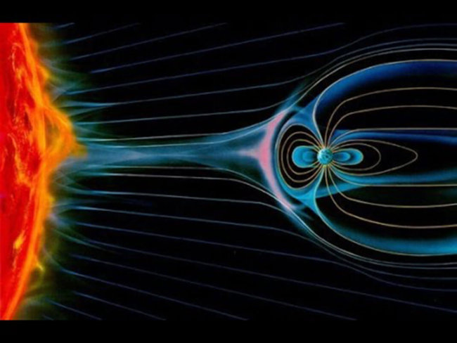 В NASA впервые проследили за пересоединением магнитных полей Солнца и Земли. Фото.