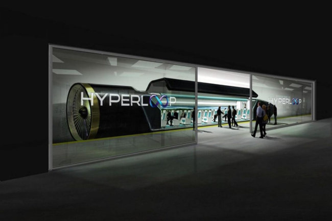 В Неваде прошли первые испытания Hyperloop. Фото.