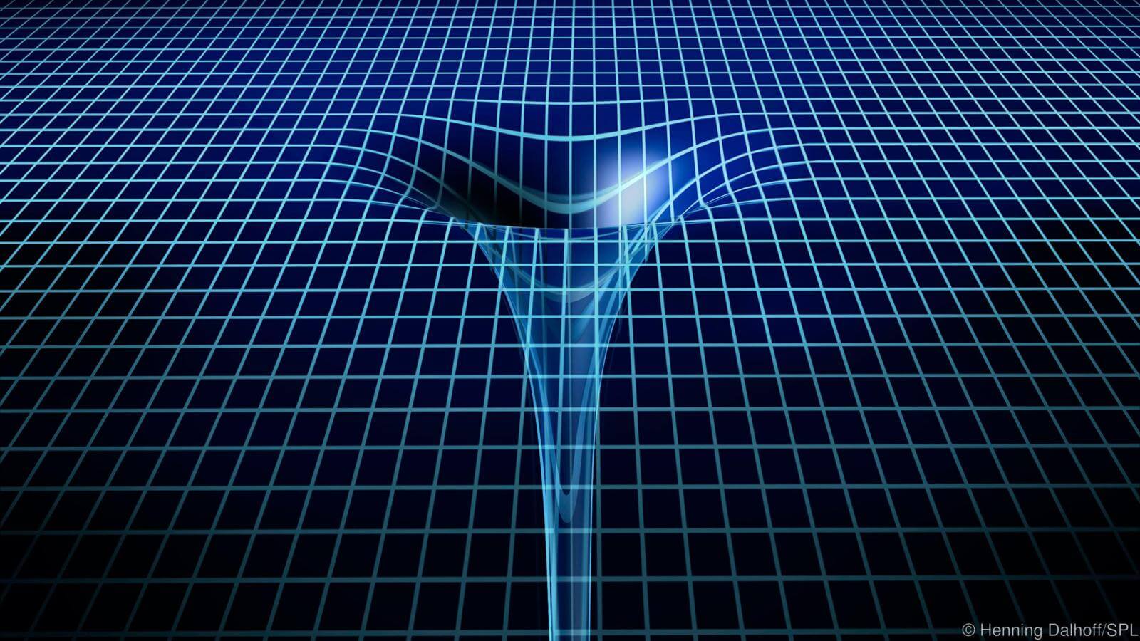 Внешняя граница черной дыры. Что же происходит с пространством внутри черной дыры? Фото.