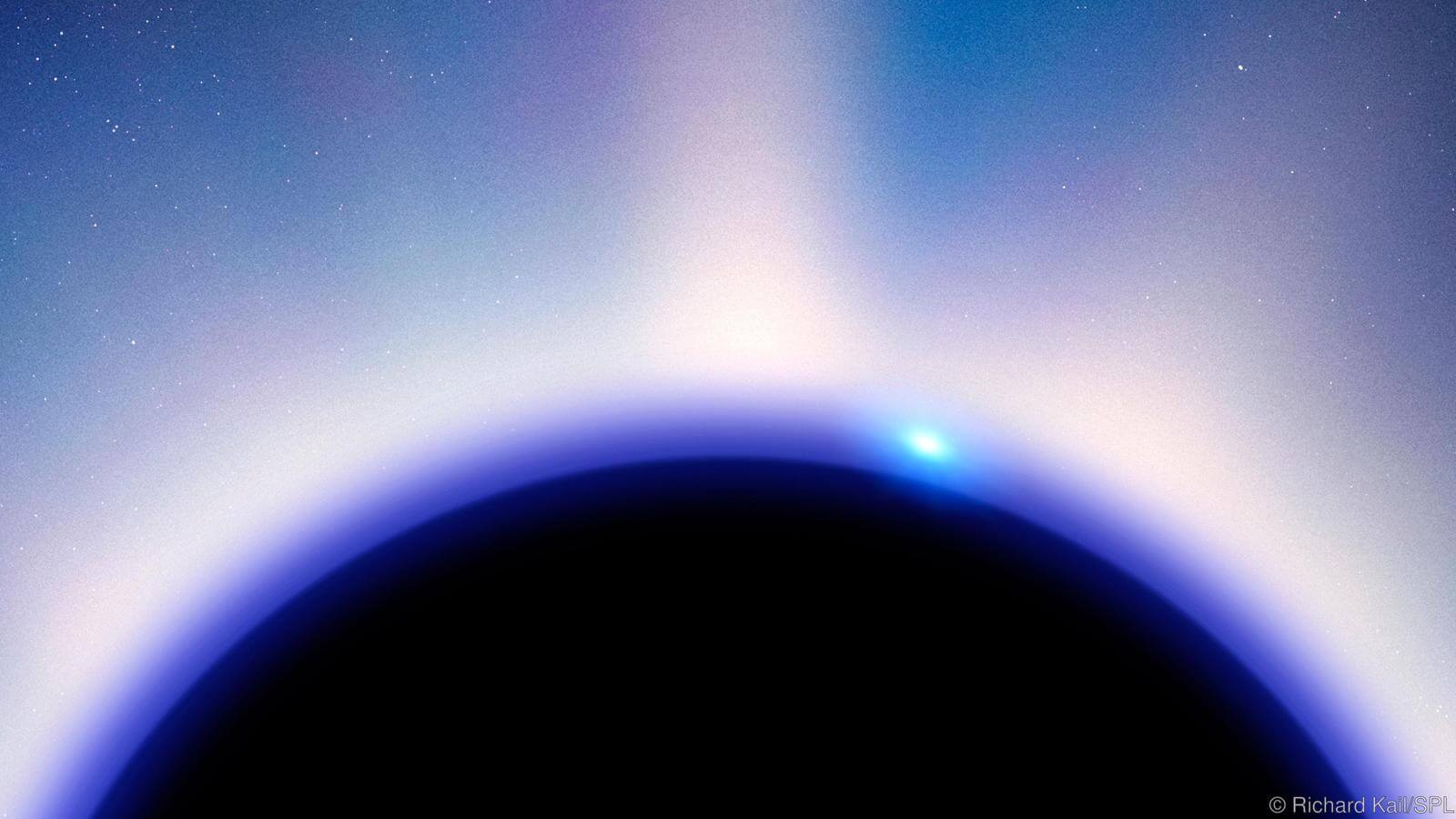 Падение в черную дыру. Возможно ли вернуться обратно из черной дыры? Фото.