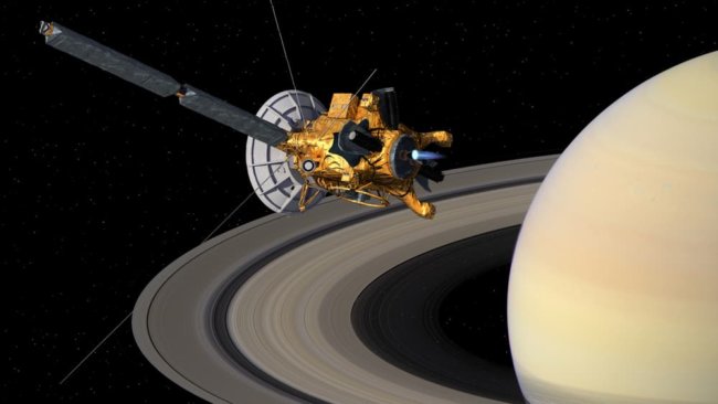 #фото | Космический аппарат «Кассини» заглянул в самое сердце полярного урагана Сатурна. Фото.