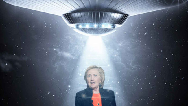 Почему Хиллари Клинтон не сможет раскрыть материалы о пришельцах? Фото.
