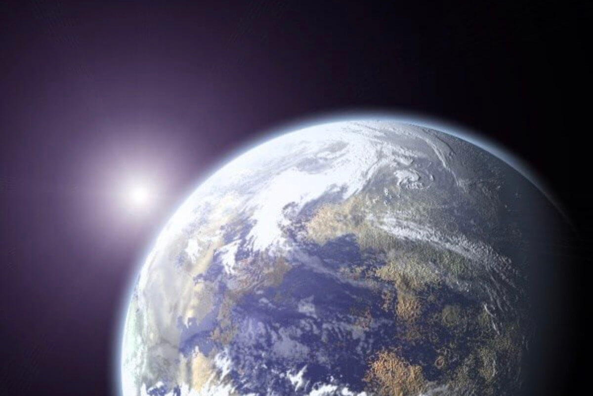 Орбитальный наклон Земли. Земля имеет свои параметры. Фото.