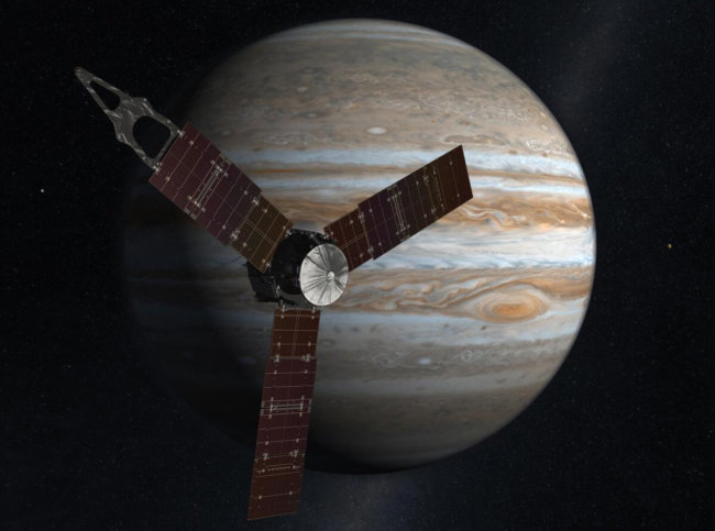 Космическая миссия к Юпитеру расскажет нам историю происхождения Земли. Фото.