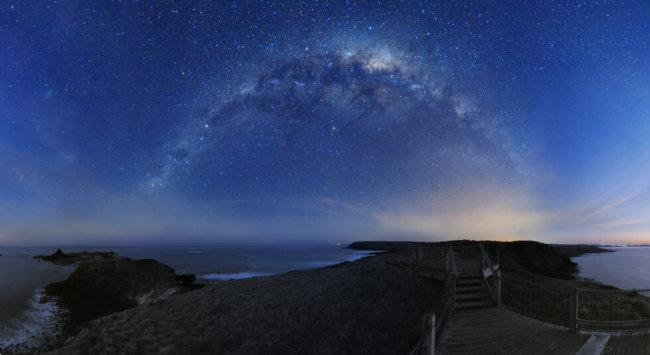 Около 80 процентов населения Земли не видит звезд на ночном небе. Фото.