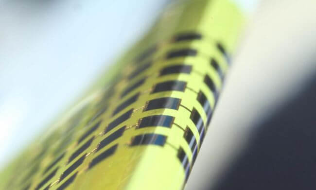 Корейские учёные создали тончайшие в мире солнечные панели. Фото.