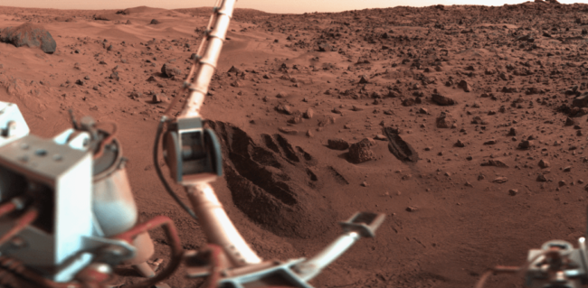Сорок лет назад мы высадились на Марс и нашли… жизнь? Фото.