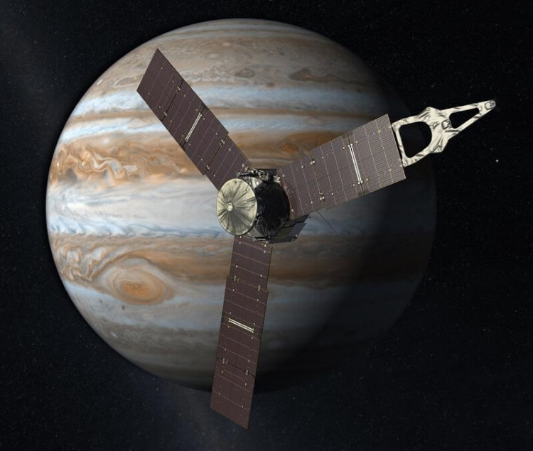 3D-печатная станция достигла Юпитера. Это уже около Юпитера. Фото.